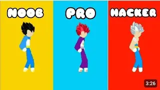 #Stickman Party Noob vs Pro vs Hacker/Gameplay/Streaming/Huzaif's zone