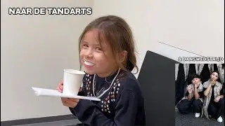 HET HELE GEZIN NAAR DE TANDARTS | + Danswedstrijd van de Kids Familievlog #172