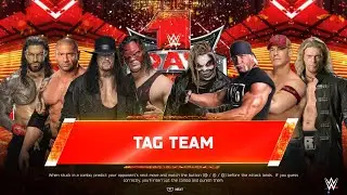 Roman Reigns Batista The Undertaker & Kane Vs Bray Wyatt Hulk Hogan John Cena & Edge - WWE 2K25