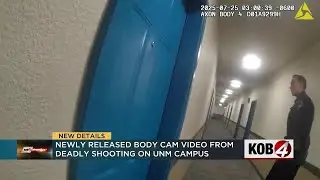 Video shows UNM police response to deadly residence hall shooting
