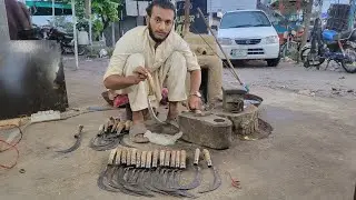 MAKING OF SICKLE #Sharpning of sickle