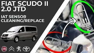 Fiat Scudo 2.0 JTD - Clean/Replace IAT Sensor (Intake Air Temperature Sensor) 
