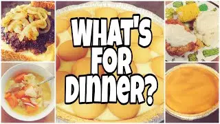 WHATS FOR DINNER? · Week of Meals · Dinner Ideas · January 20 -26, 2019