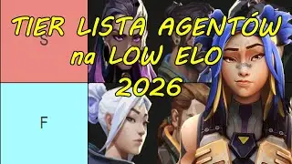 TIERLISTA AGENTÓW na LOW ELO (2026)