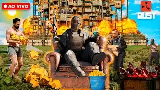 LIVE DE RUST ao vivo com muitas tretas e loucuras #DuBomTV | Live simult&acirc;nea Youtube e Twitch