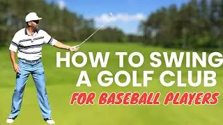 How to swing a golf club for baseball players #golfswing #golflessons