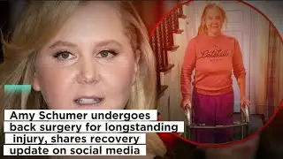 Amy Schumer undergoes back surgery for longstanding injury, shares recovery update on social media