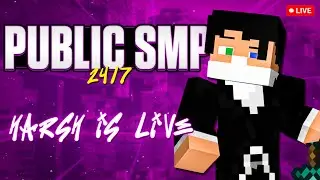 Minecraft SMP LIVE | PUBLIC SMP 24/7 JAVA + BEDROCK | PLAYING IN FireDrago #live #minecraft