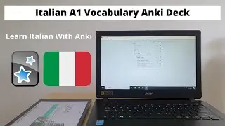 Italian A1 Vocabulary Anki | Learn Italian by Using This Anki Deck With 1858 Cards!