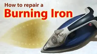 How repair a burning iron at home?