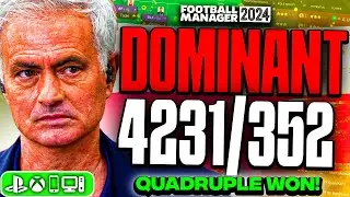 Mourinho's DOMINANT FM24 Tactics (93% Win Rate!) | Best FM24 Tactics!