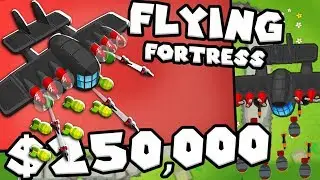 Bloons TD 6 - The Flying Fortress  - Tier 5 Monkey ACE | JeromeASF