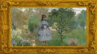 Claude Monet Garden Portrait in 4K &ndash; Frame TV Art for Home Ambience, Relaxation, and Interior Style
