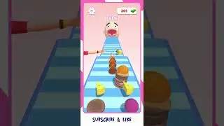 Eat Burger 🍔 #shorts #subscribe #burgerrun  #youtubeshorts #eatburger  #gaming