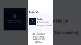 Salon Job Vacancy for Barbers | Truefit & Hill Salon | Letsryl.com