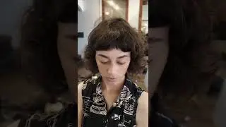 ✨Timeless French Bob on Curly Hair  ✂️🤌  #frenchbobhaircut #curlybob #bobhaircut #bobhairstyle
