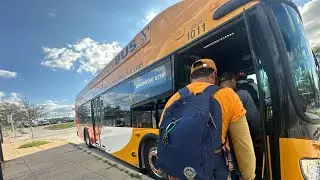 A ride on a Fairfax Connector 2023 New Flyer Xcelsior Battery Electric XE35 #1011 on route 159