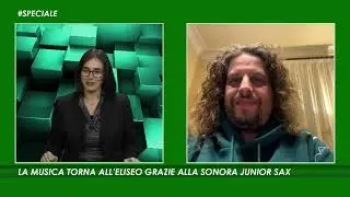 Speciale - La musica torna all'Eliseo grazie alla Sonora Junior Sax