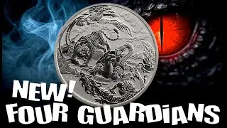 Busiest coin EVER? ... NEW Perth Mint 2024 Four Guardians silver bullion coin