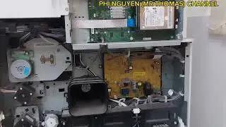 HP Remove  HVPS (High Voltage Power Supply ) Printer E82540 Serial