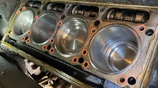 Detroit diesel 8v92TA 1/2 rebuild progress. Wanderlodge rv