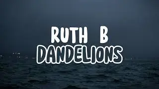 Ruth B - Dandelions (Lyric Video) (Cover Version)