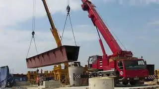 ✅ Кран Liebherr LTM 1050 в паре с LTM 1090