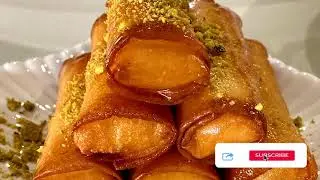Znoud el sit (Lebanese traditional dessert)