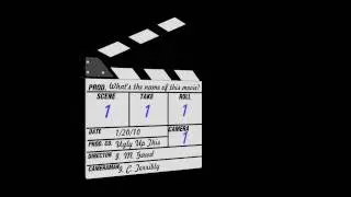Apple Motion Project: Free Template: Film/Video Slate/Clapperboard/Clapboard