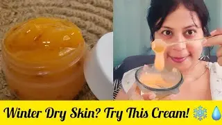 DIY Saffron Moisturizer for Winter Glow ✨ | Natural Cream for Dry Skin
