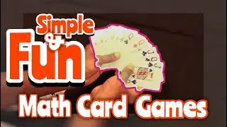 FUN MATH CARD GAMES FOR PK-2ND GRADE | MATH VLOG PART 3