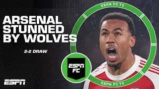 &rsquo;They DIDN&rsquo;T LOOK LIKE CHAMPIONS!&rsquo; Arsenal drop more points in late draw vs. Wolves | ESPN FC