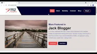 React Blog Template using Styled Components and Smooth Scroll Website complete Responsive  Part-1