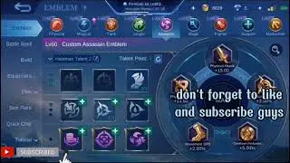 NEFFEX - FIGHT BACK | ARGUS EMBLEM SET ASSASSIN | Mobile Legends