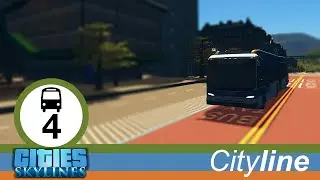 Cities: Skylines - Belmont | First Person Bus Ride (Line 4)