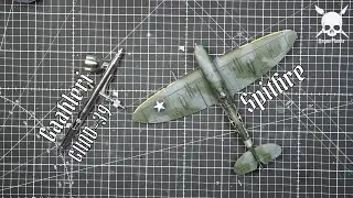 Trying out the Gaahleri GHAD-39 Airbrush on a Spitfire