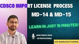 CDSCO Import License Application Process for Medical Devices|MD Form|How to File Import License|NSWS