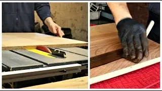 Make A Simple Small Tabletop | Using Birch Plywood, Edge Banding, Gel Stain, Lacquer Toner