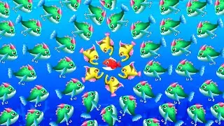 Cold-Blooded Vicious Monster - Fish Evolution Game ( Fishdom New ) Hungry Fish Part 167 Gameplay