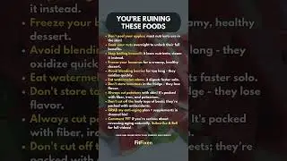 👆 9 Foods You're Eating WRONG After 50 (Anti-Aging Nutrition Mistakes) #FitFixen #Shorts
