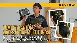 REVIEW Torch Neck Wallet Waterproof Multifungsi | Dompet Gantung Gaesa