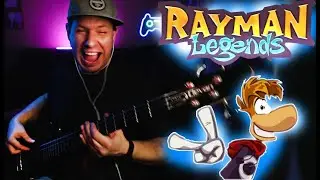 Rayman Legends Castle Rock на бас гитаре