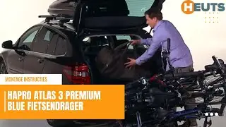 Hapro Atlas 3 Premium Blue Fietsendrager Nederlandse handleiding montage