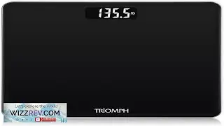 Digital Body Weight Bathroom Scale with Step-On Technology Ultra Slim Design 6mm Review