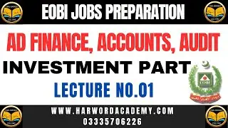 Lecture No.01-Investment Part || What is Investment? | AD Accounts , Finance Audit and Investment