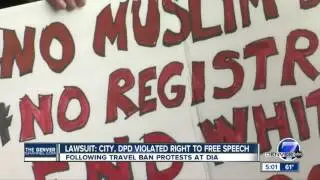 DIA protesters file civil rights lawsuit over Denver, airport's permit policy