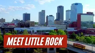 Arkansas 4k, Little Rock, USA, Drone Footage From Above