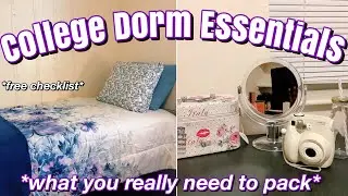 College Dorm Room Essentials 2021 | *what you really need to pack*