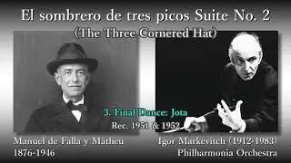 Falla: The Three-Cornered Hat Suite No. 2, Markevitch & The Phil (1952) ファリャ 三角帽子組曲第2番 マルケヴィチ