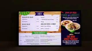 LG 43SM5B webOS for Digital Signage Display running  EngagePHD